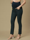 Maternity Green Slim Fit Jeans