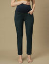 Maternity Green Straight Leg Jeans