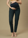 Maternity Green Straight Leg Jeans