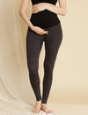 Maternity Grey Printed Leggings