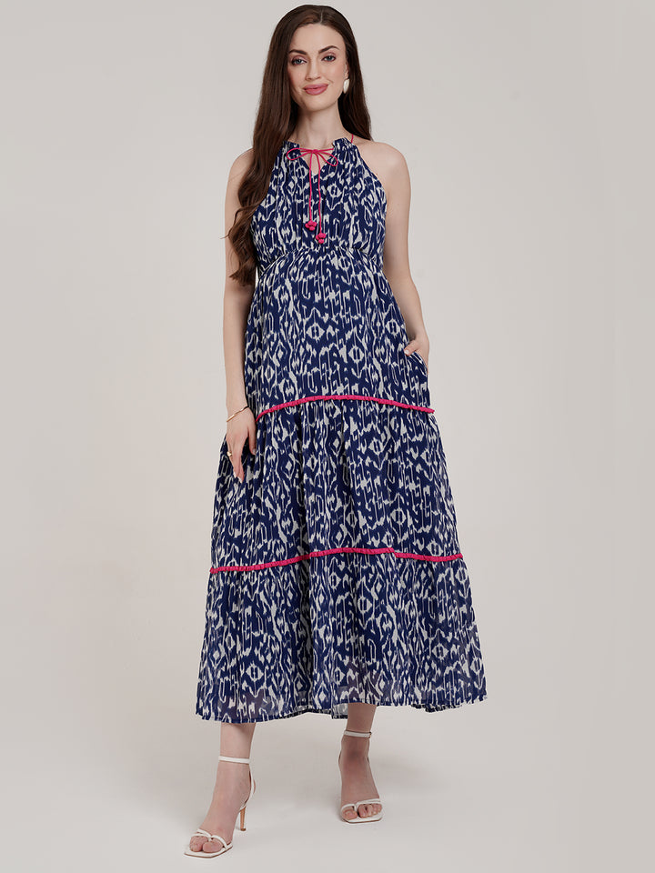 Maternity Halter Neck Dress