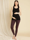 Maternity Hi-waist Printed Leggings