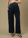 Maternity High Rise Lounge Pants- Blue
