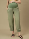 Maternity Jogger Pants- Green