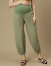 Maternity Jogger Pants- Green
