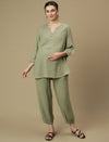 Maternity Jogger Pants- Green