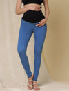 High-rise Maternity Jeggings- Light Blue