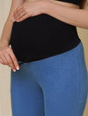 High-rise Maternity Jeggings- Light Blue