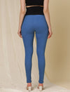 High-rise Maternity Jeggings- Light Blue