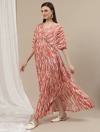 Tie Dye maternity Kaftan Gown