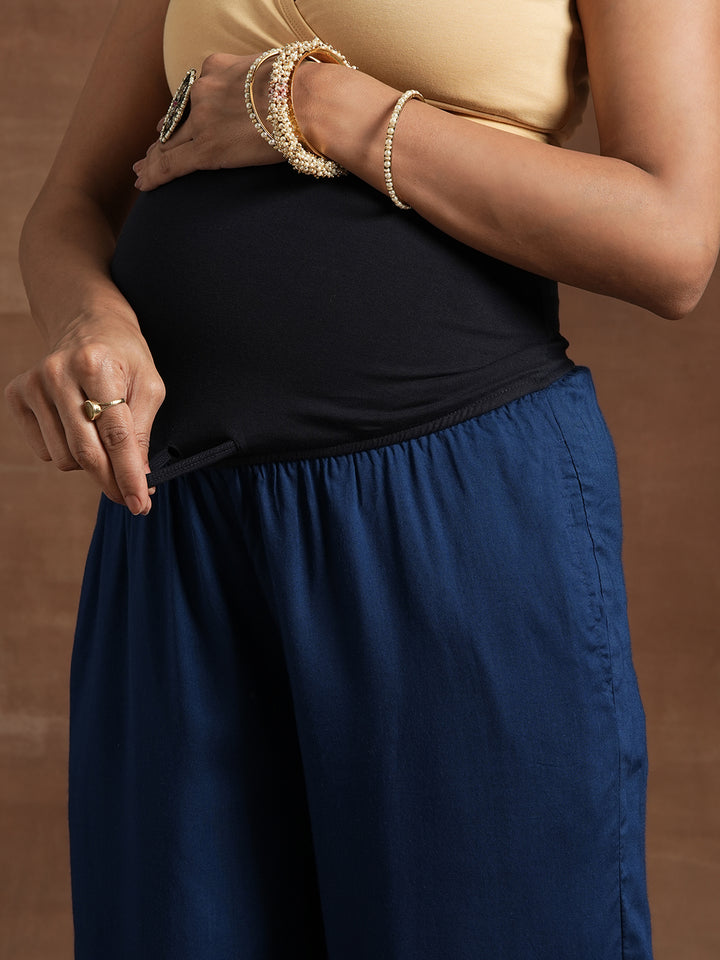 Maternity Kaftan Set with Embellished Neckline