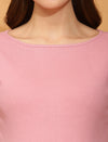 Maternity Casual T-shirt- Pink