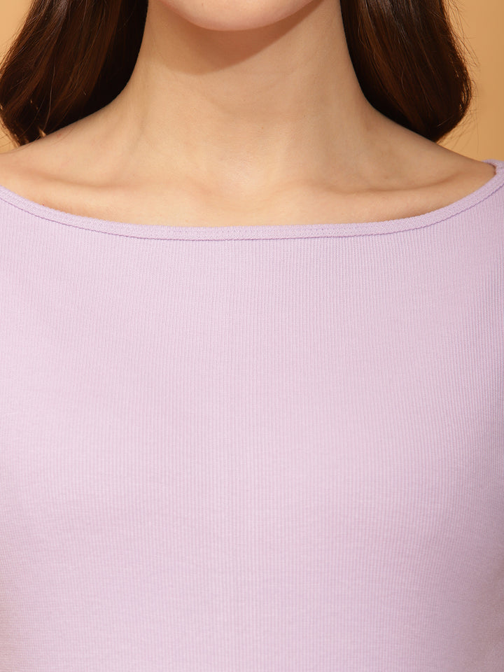 Maternity Casual T-shirt- Lilac