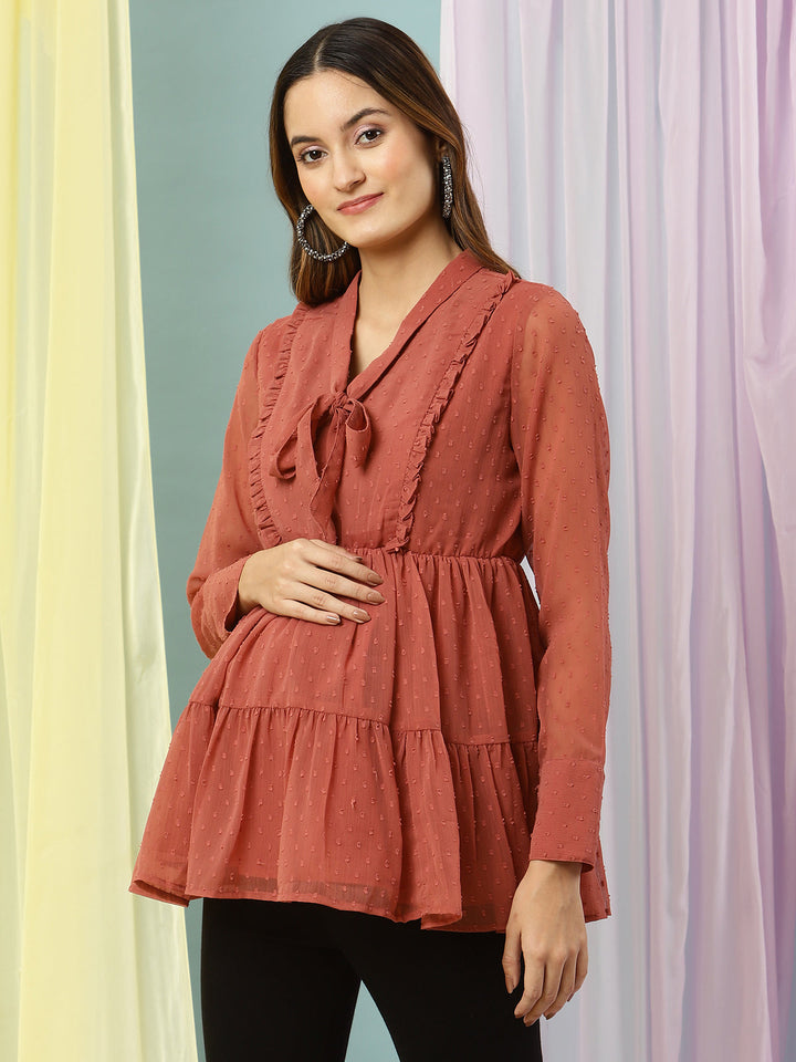 Nursing Knotted Top