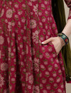 3pc. Cotton Maternity Party Wear Kurta Set