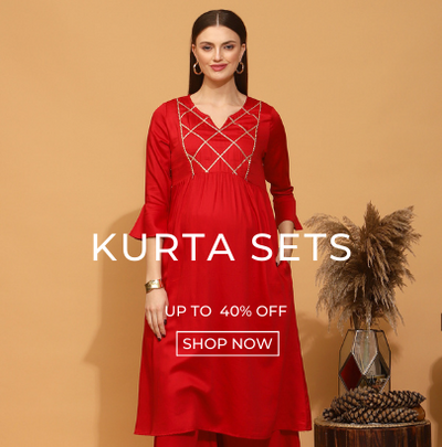 pregnant woman wearing maternity Kurta sets