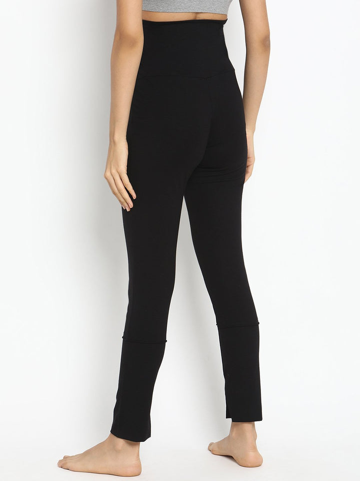 Maternity Winter Leggings (French Terry Lined) - Black