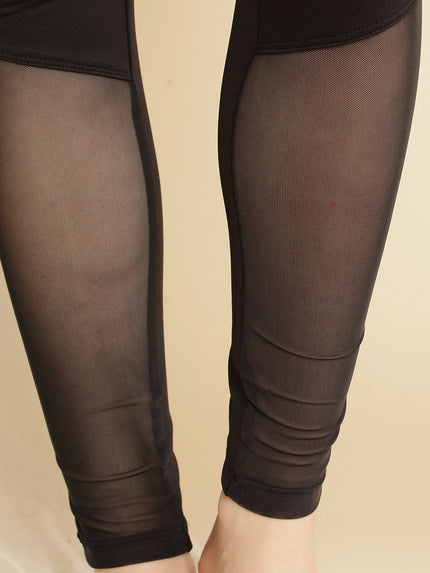 Maternity Leggings with Net