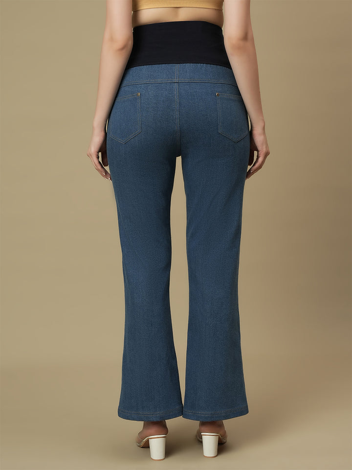 Maternity Light Blue Bootcut Jeans