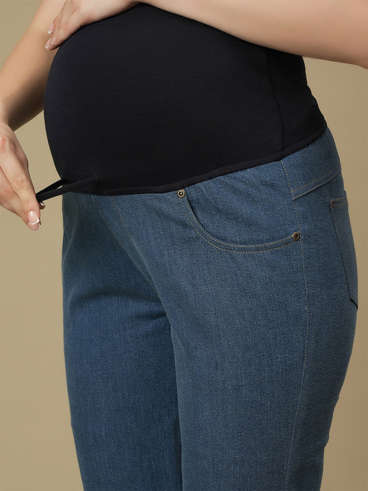 Maternity Light Blue Bootcut Jeans