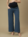 Maternity Light Blue Flare Bell Bottom Jeans