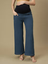 Maternity Light Blue Flare Bell Bottom Jeans