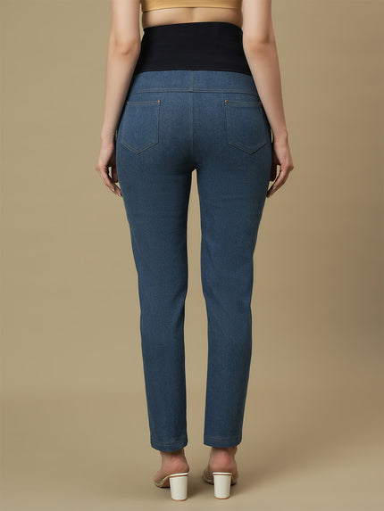 Maternity Light Blue Slim Fit Jeans