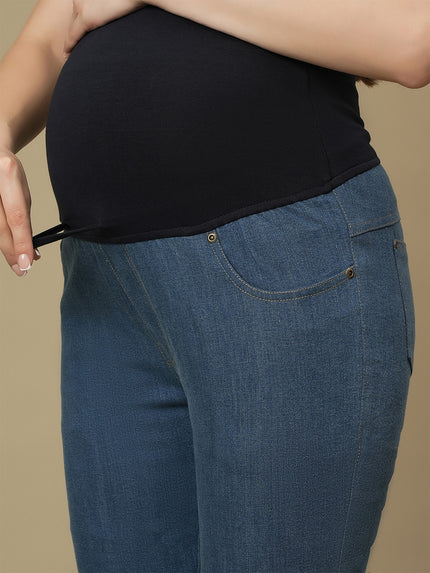 Maternity Light Blue Slim Fit Jeans