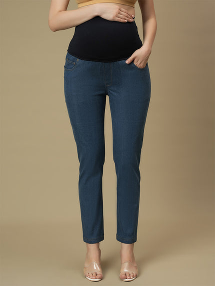 Maternity Light Blue Slim Fit Jeans