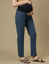 Maternity Light Blue Straight Leg Jeans