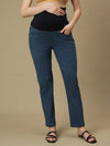 Maternity Light Blue Straight Leg Jeans