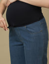 Maternity Light Blue Wide-leg Jeans