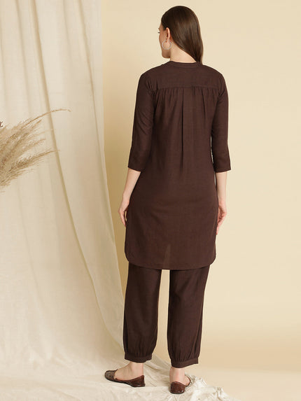2pc. Maternity Linen Co-Ord Set