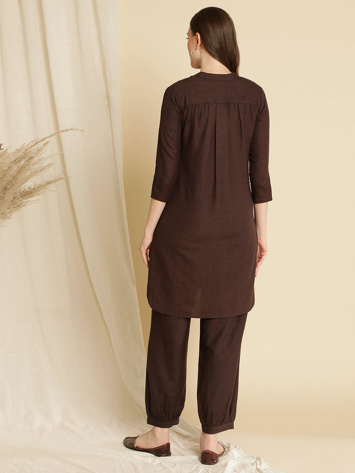 2pc. Maternity Linen Co-Ord Set