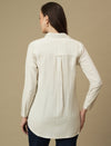 Maternity Long Sleeve Linen Formal Shirt