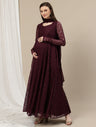 2pc. Maternity Gown with Dupatta
