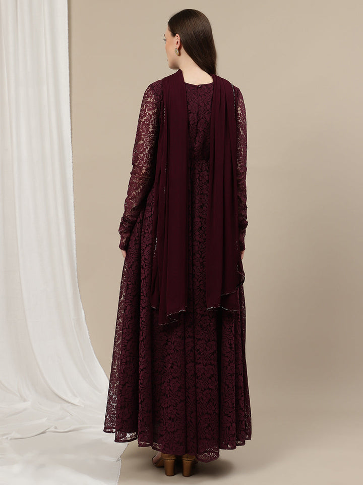 2pc. Maternity Gown with Dupatta