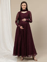 2pc. Maternity Gown with Dupatta