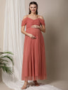 Maternity White Dress Gown