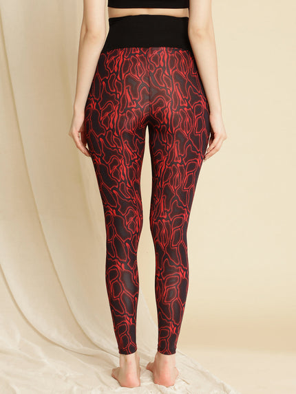 Maternity Overbelly Printed Leggings