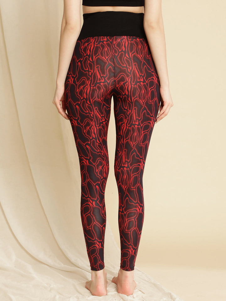 Maternity Overbelly Printed Leggings