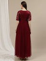 Maternity Party Wear Gown with Trail