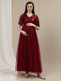 Maternity Party Wear Gown