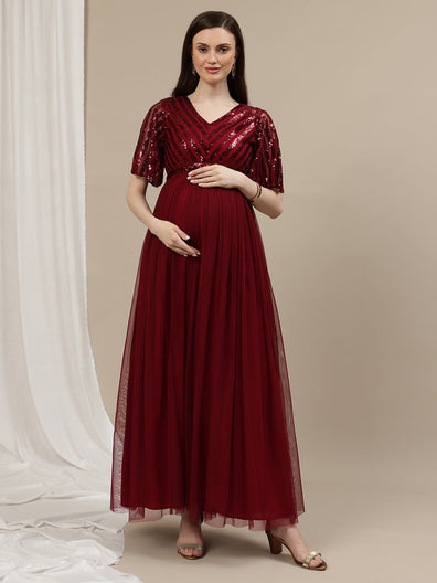 Maternity Party Wear Gown