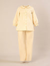 Maternity & Nursing Yellow Polka Dot Cotton Night Suit Set