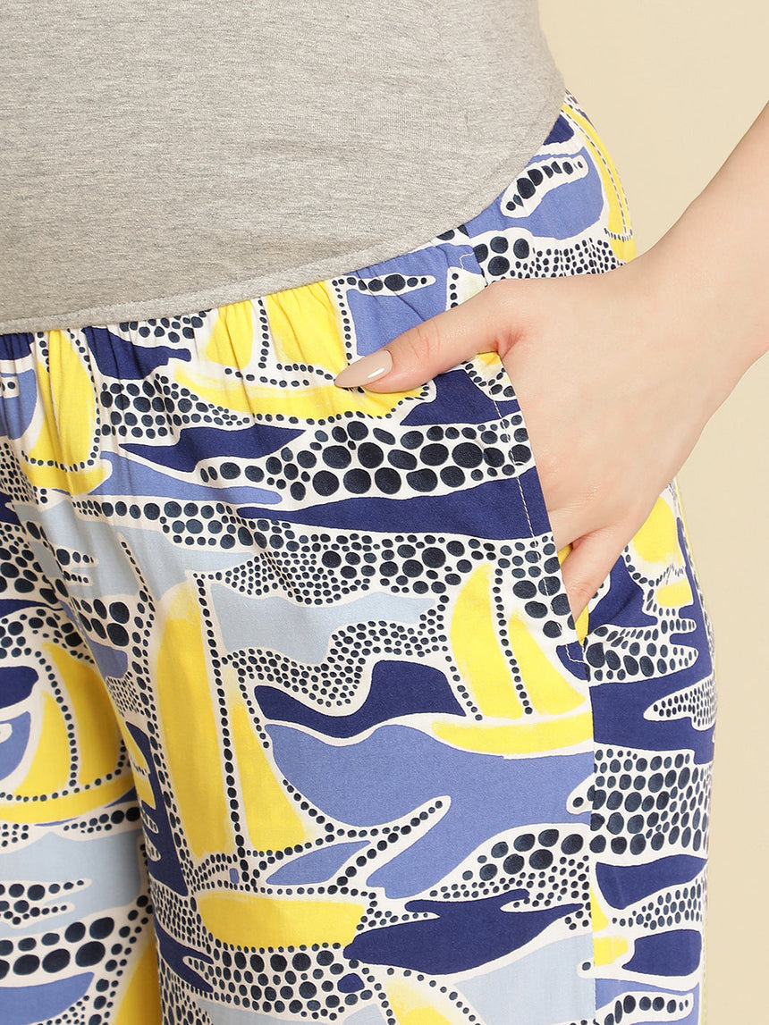 2pc. Maternity Printed Co-Ord Set
