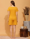 Maternity Shorts with T-shirt Set- Casablanca