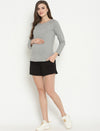 Maternity Cotton Shorts Set