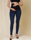 Maternity Stretchy Jeans- Skinny-fit, Blue
