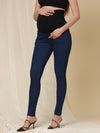 Maternity Stretchy Jeans- Skinny-fit, Blue